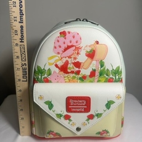 Loungefly Strawberry Shortcake Envelope Mini Backpack Cute Kawaii Cartoon Retro - Picture 12 of 16